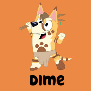 A Bluey Dime by dimenianz