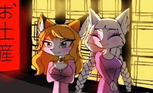 A night in Osaka by InariFox
