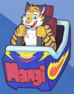 [Commission] Mangi badge by Aloisyous