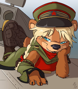 Flirtatious Little Bear by Taticub