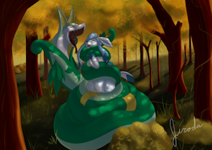 [Commissioned] Coiled Under the Canopy by NefariousMaximus