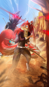 Flight or Fight - By ThePakshi by Darkflamewolf