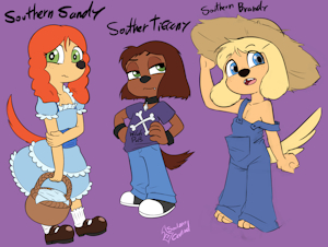 Southern Brandy AU by SoulCentinel