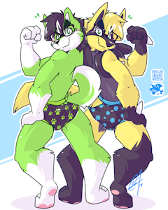 Two Good Boyes by Xoil