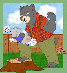 Stumped at Bruce's House by Toddlercaiden