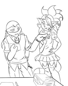 Day in the life of student council wip by shesu94