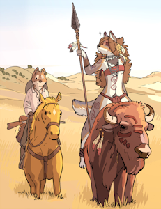 Onwards noble steed! by TheDomovoi