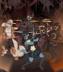 *YCH*_Rockin' out by Fuf