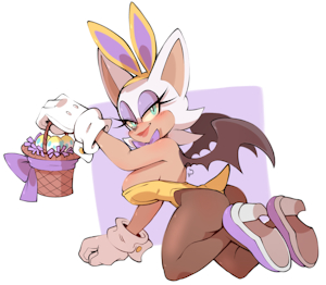 イースター //Rouge The Bat by chaolatte