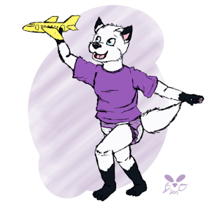 Casper's Airplane by CasperthePuppy