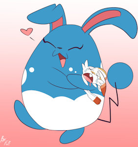 *C*_More scorbunny squeezing by Fuf