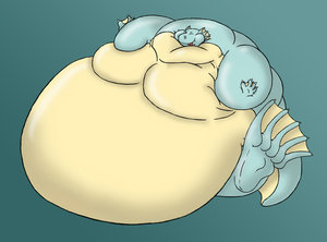 Mega-Fat Xero by lead_fang by PregDwaggy