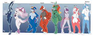 *ADOPTABLES*_Legendaries 6/6 by Fuf