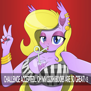 Flourish Glade  hands-free bubble tea challenge by PervyBlack