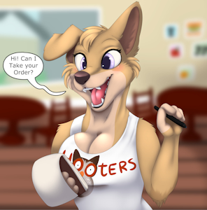 Hooters girl by NemesisPrime92