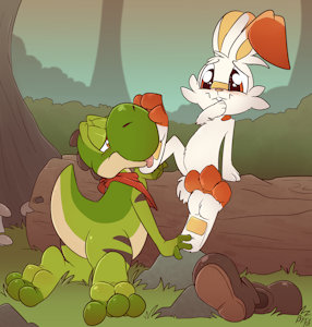 *Q*_Scorbunny paws by Fuf