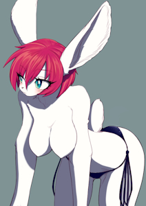 Rabbit Girl by unousaya