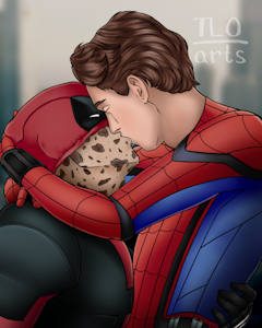 Kiss and cuddle amorously by tloarts