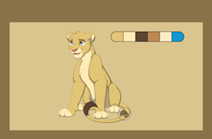 Character Sheet - Female 1 | Heat of the Pridelands by TheTiger