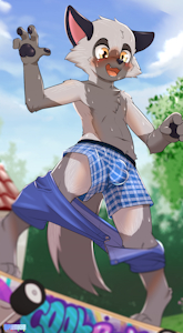 [Commission] Skateboarding by Spunkie