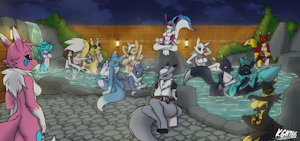 Calling All Renamon 4 (Hot Springs) by KGH786