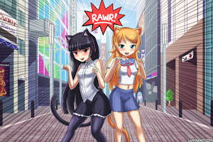 RAWR Nyan! by lumineko