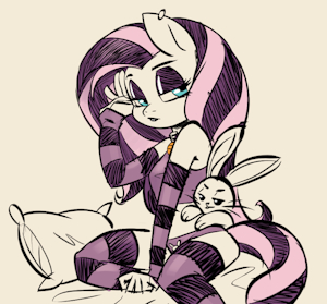 MLP - Goth shy by VioletEchoes