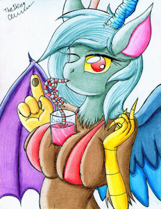 No Hands! (Commission) by The1King