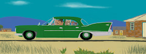 Navajo Cougar Family's New Car by moyomongoose