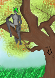 Tree chillin by MannySilvers