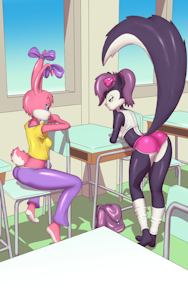 Before class by FurBunny