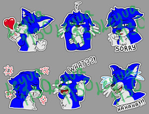 [Commission] Stickers - Minszstern!!!! by iampretor