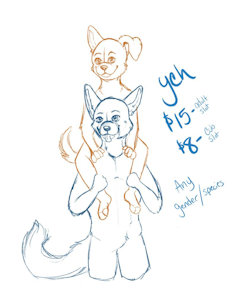 Shoulders High - YCH by SinfulApple7