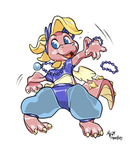Floppy Dancer by Mewdles