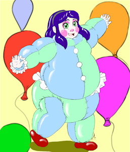 Bouncey Clown Girl by Maxicoon