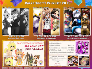 Commission Price 2019 by Rockarboom2013