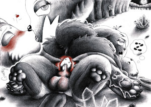 Sylveon founds an Eevee (final part - necrophilia) by Gaoth