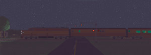 Southern Pacific Passenger Train - Year 1960 - Summer Version by moyomongoose