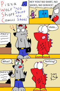 PWSC - No Shirt No Shoes by PizzaWolf