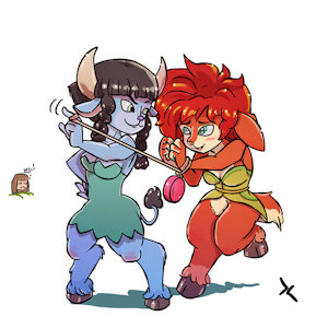 Spinner x Elora by drclosure