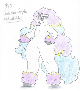 Galar Ponyta Adoptable by wolfespada