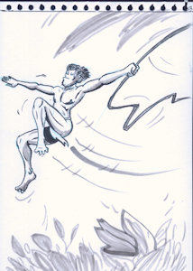 Inktober Day 9: Swing by TheViktor