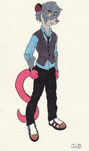 Professor Opossum by jobtheopossum