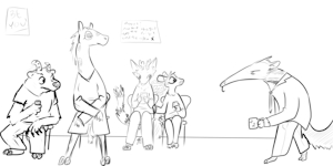 Sketch-Monthly Therapy with Mister Nibbles by Vivigator