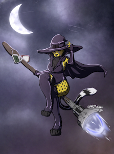 Cyberwitch Velerity [Comm] by blokfort