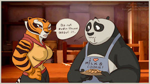 Master Tigress and Po 02 by VylfGor