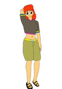 Tina Pose Colored by UniversalMonster