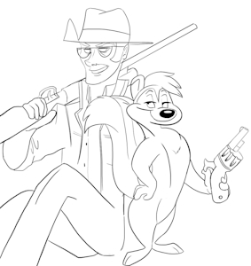 Pepe and Sniper(Art by AstaWolf) by ZzBluSniper21zZ
