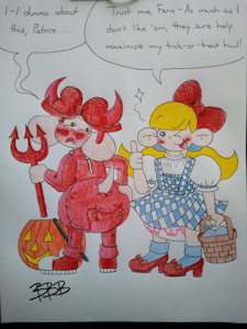 Trick-or-Treat Prep by BabyMouseyBoy