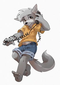 Alex On The Phone! by Harmarist